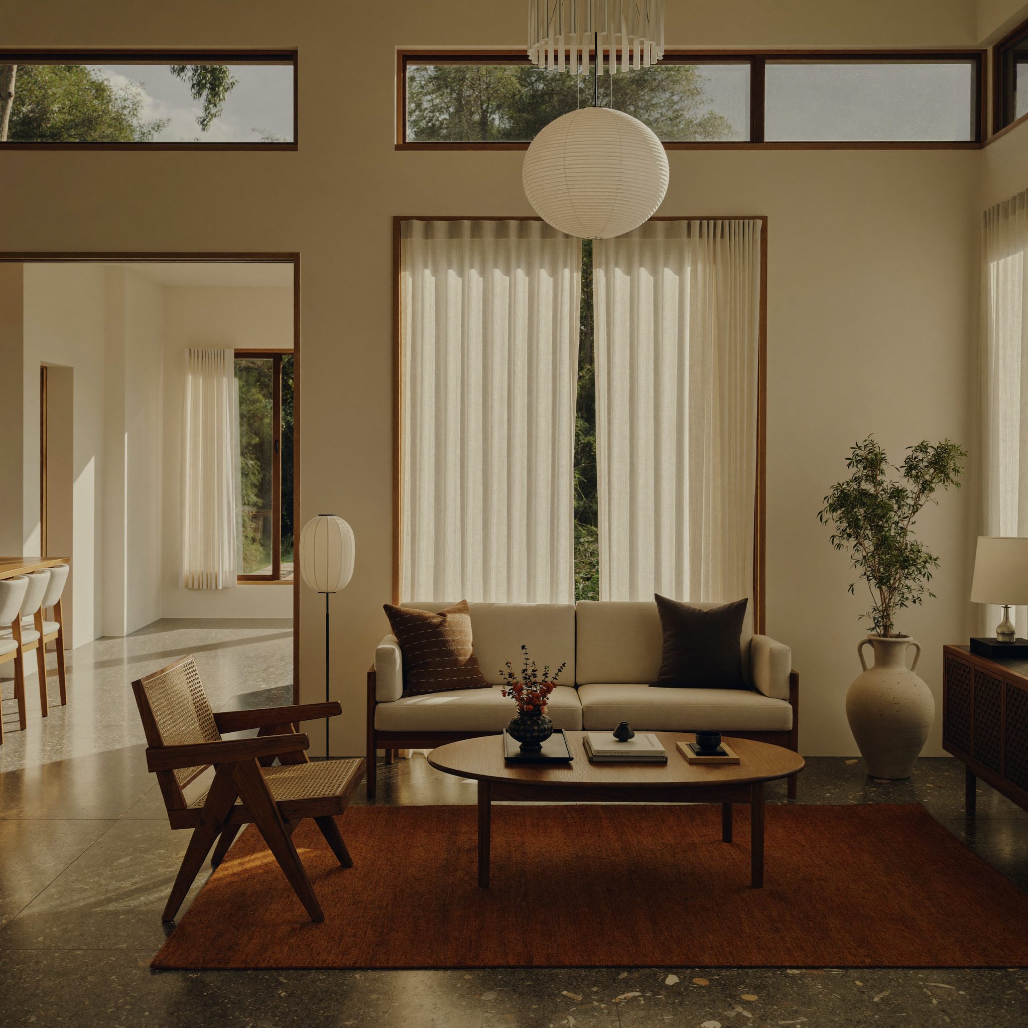 Rumah minimalis dengan interior lega di Banguntapan